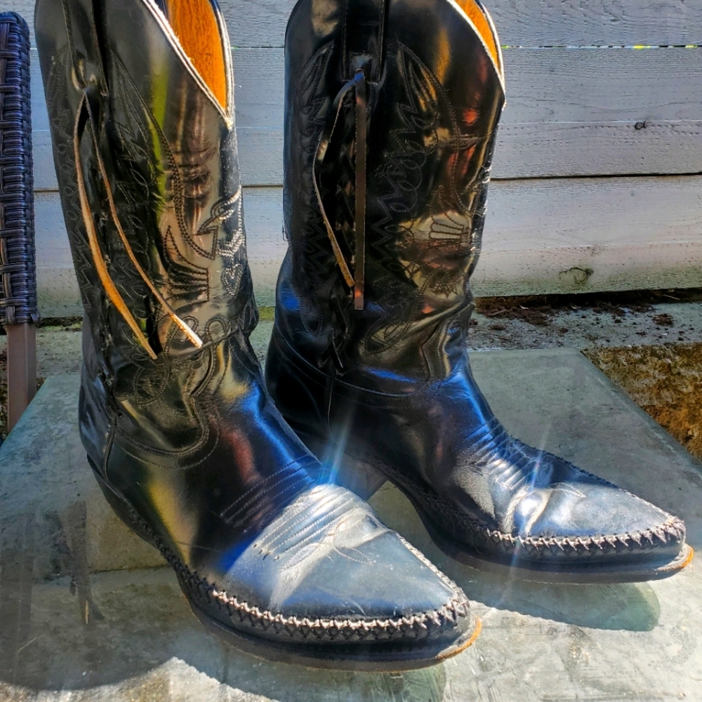 VNTG MX REBELDE COWBOY BOOTS - Picture 1 of 11